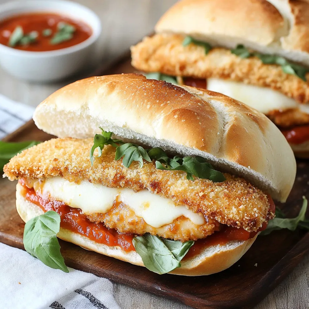 Classic Chicken Parmesan Sandwich