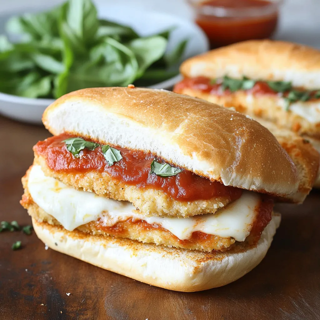 Easy Chicken Parmesan Sandwich Recipe