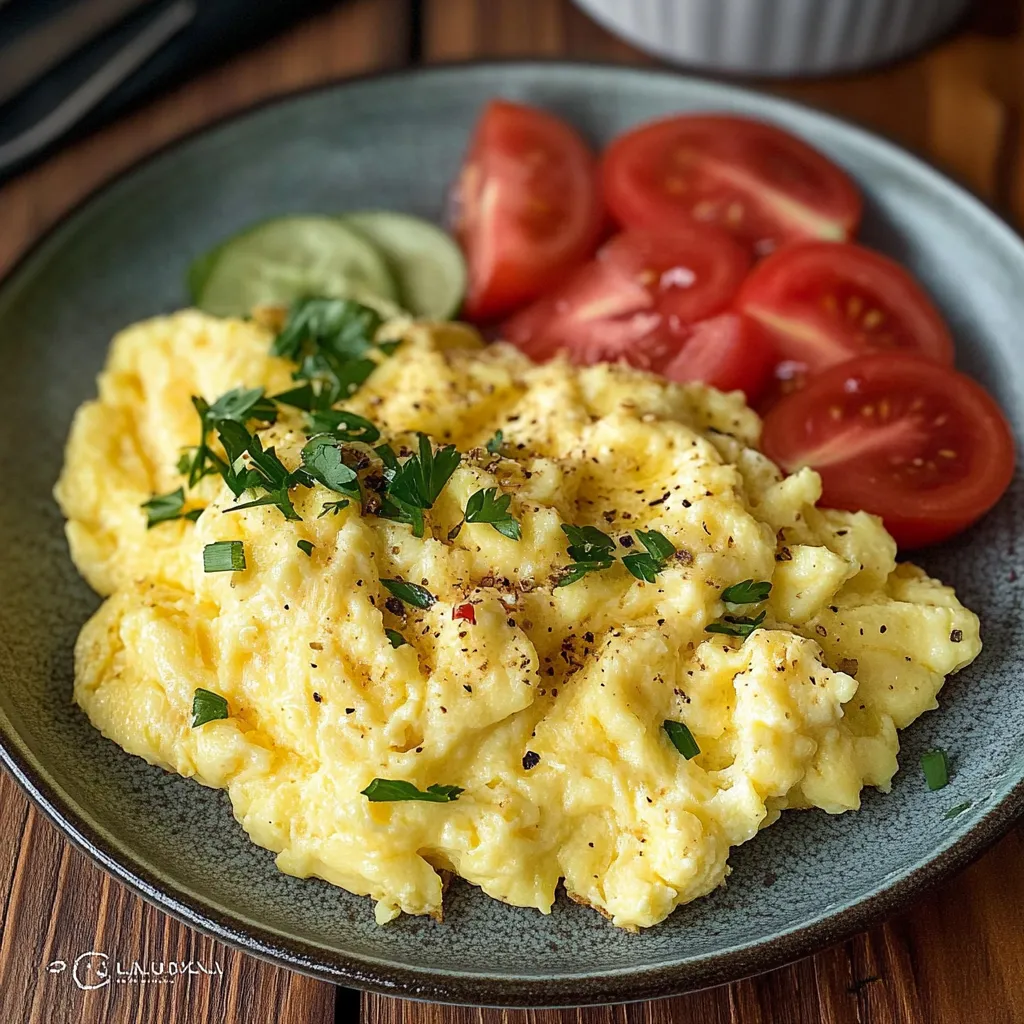 Fluffy Scrambled Eggs Recipe