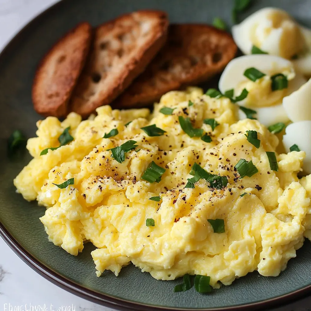 Best Fluffy Scrambled Eggs Recipe