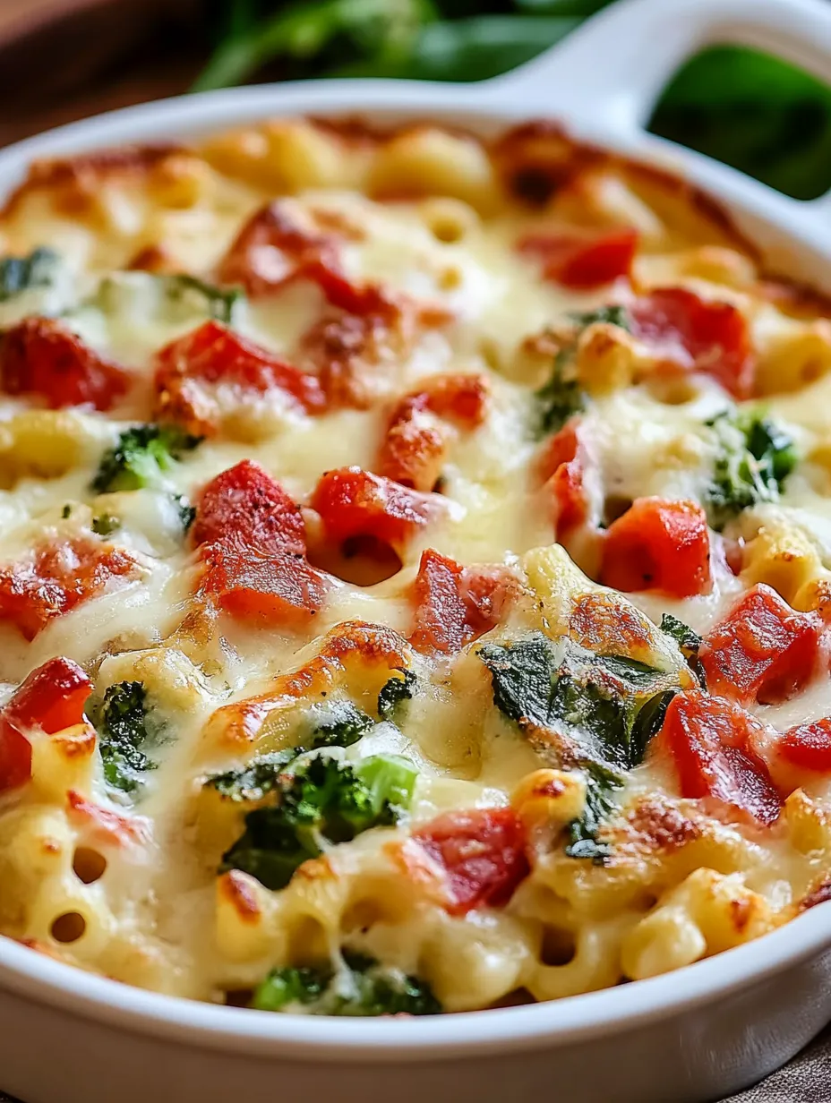 Easy Veggie Baked Mac and Cheese Recipe