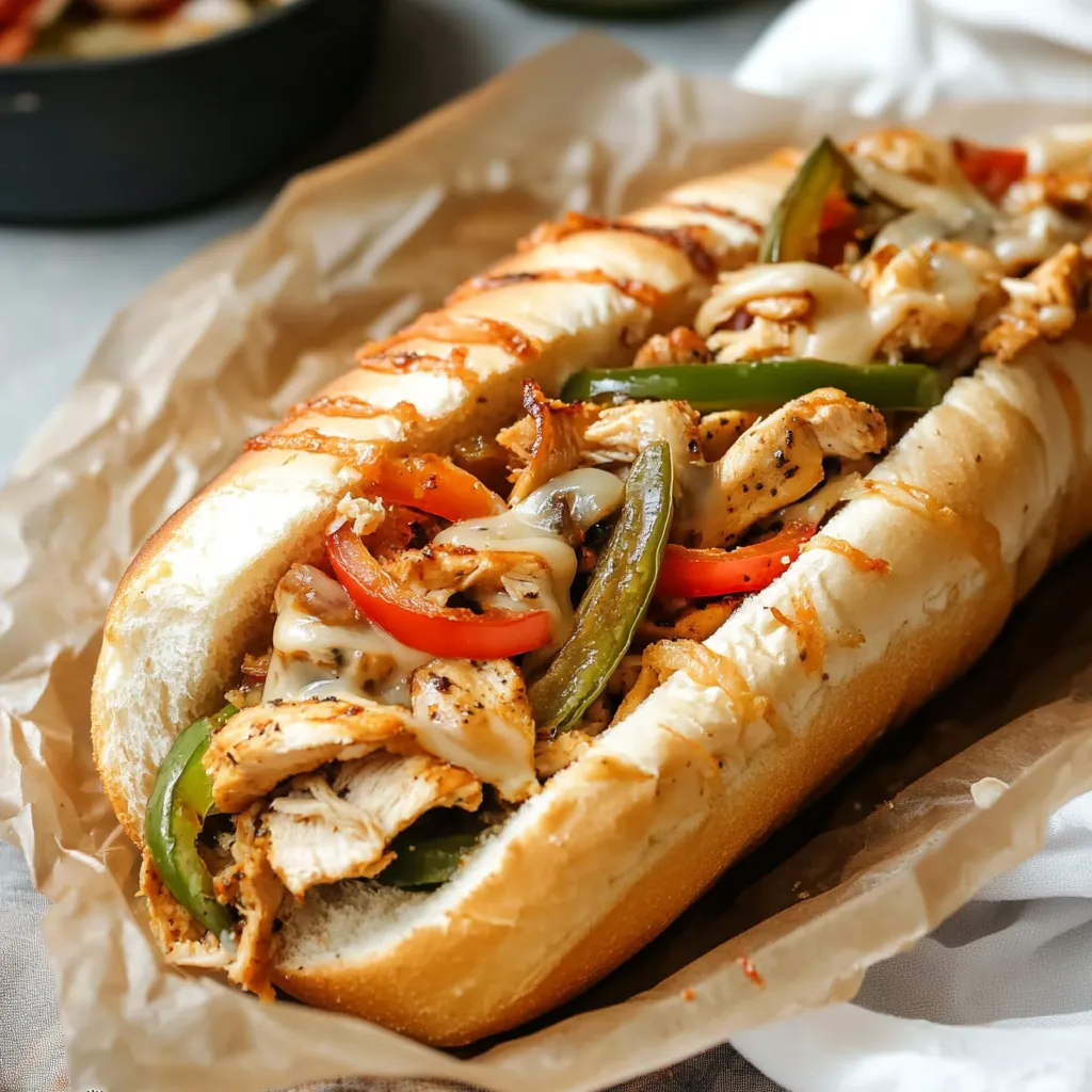 Chicken Philly Sandwich