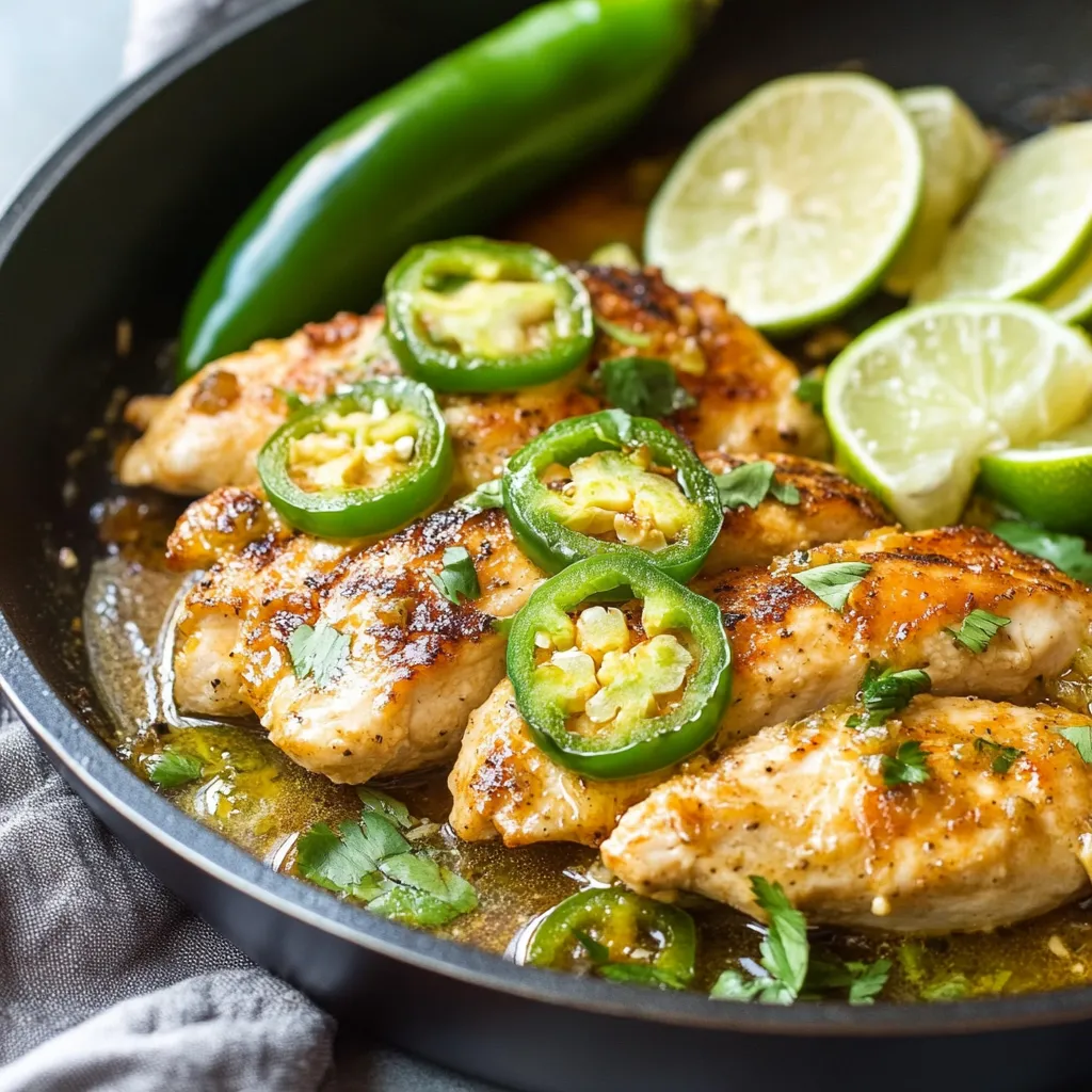 Jalapeño Lime Chicken Skillet