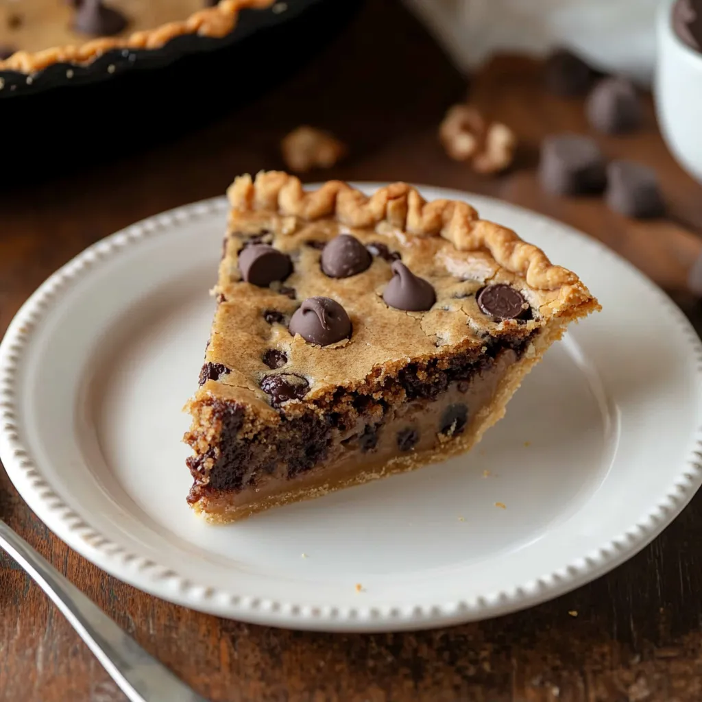 Chocolate Chip Cookie Pie Recipe