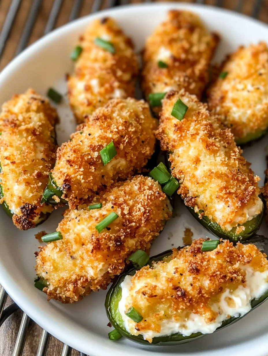 Cheesy Air Fryer Jalapeño Poppers