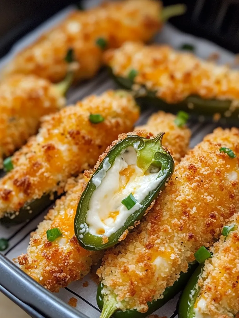 Easy Air Fryer Jalapeño Poppers Recipe