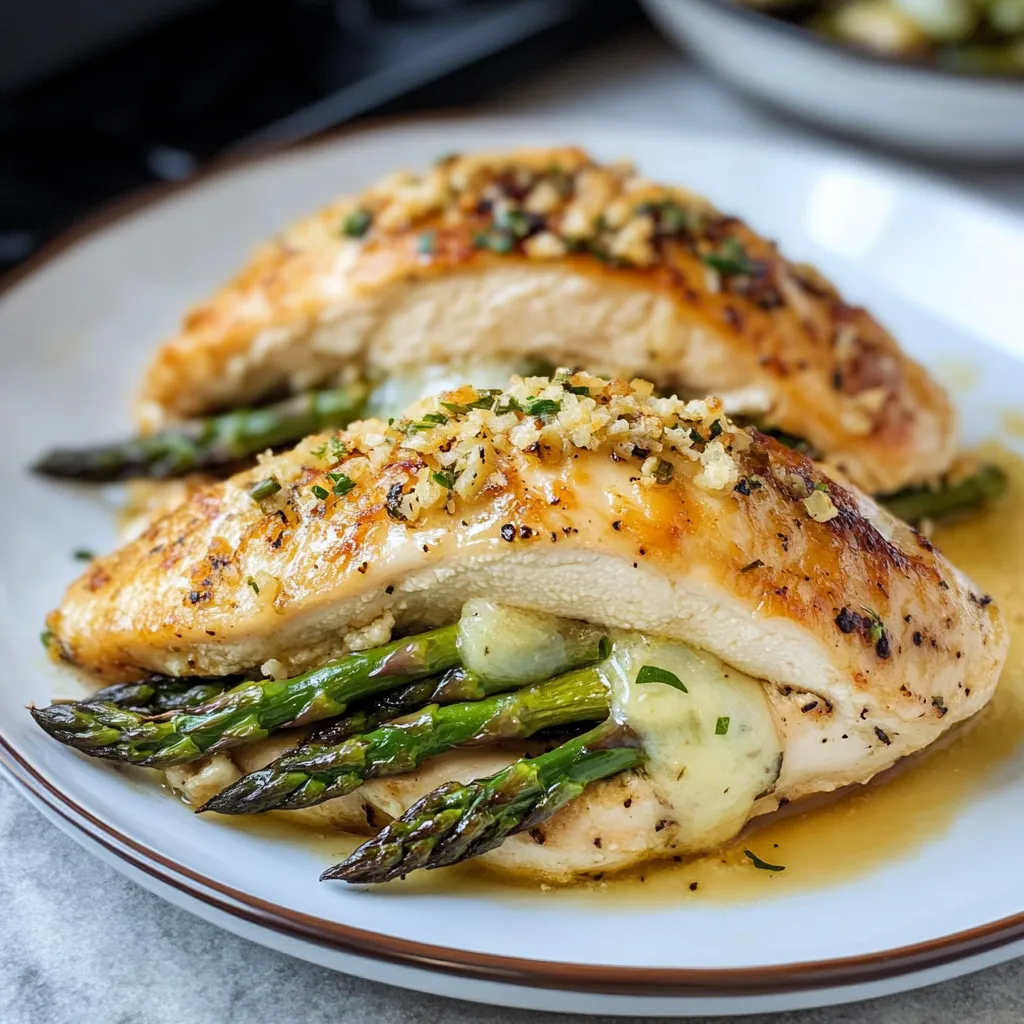 Asparagus Stuffed Chicken Breast