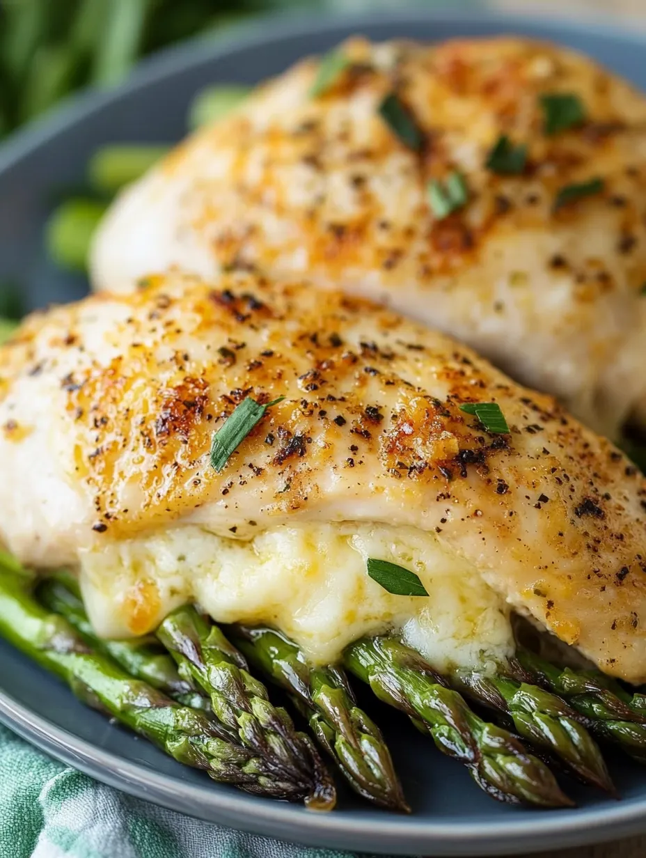 Easy Asparagus Stuffed Chicken Breast Recipe