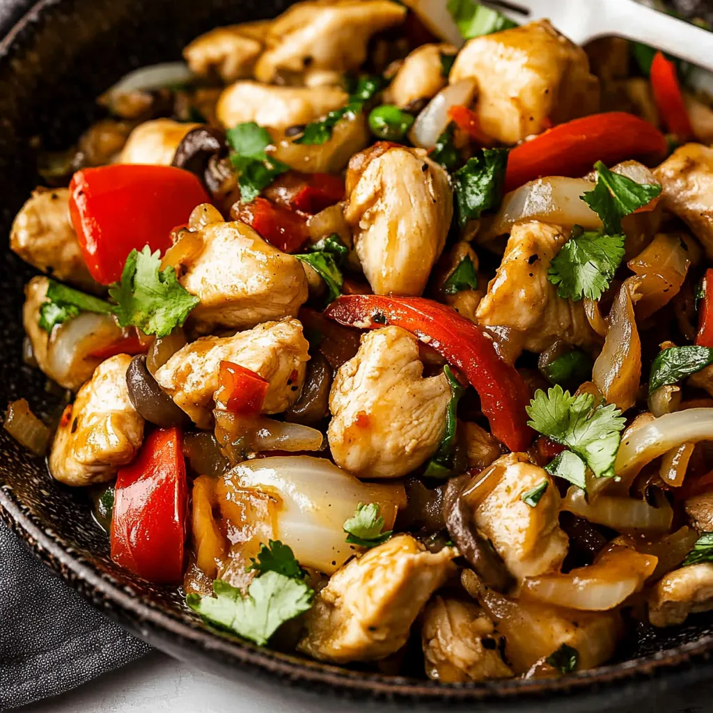 Cilantro Chicken Stir Fry