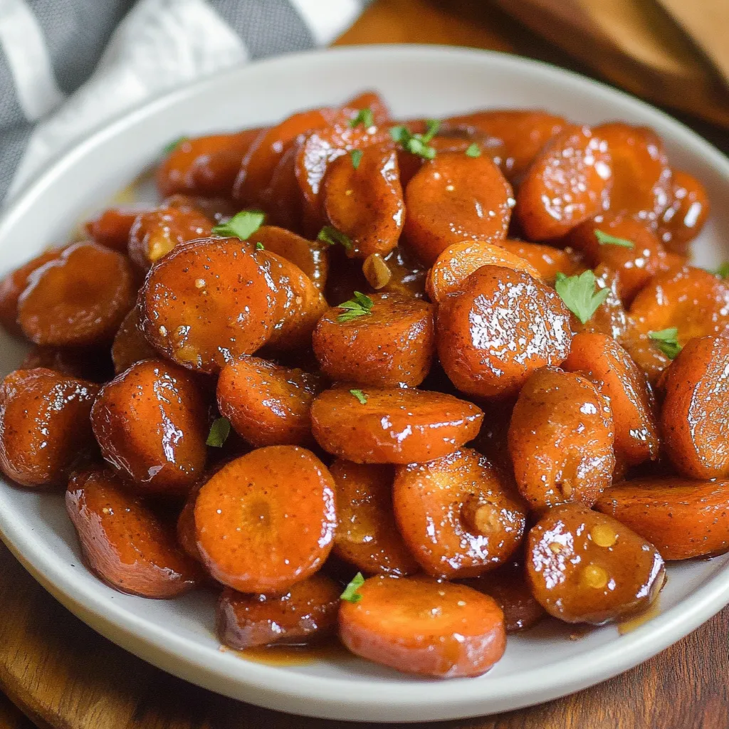 5 Minute Brown Sugar Glazed Carrots