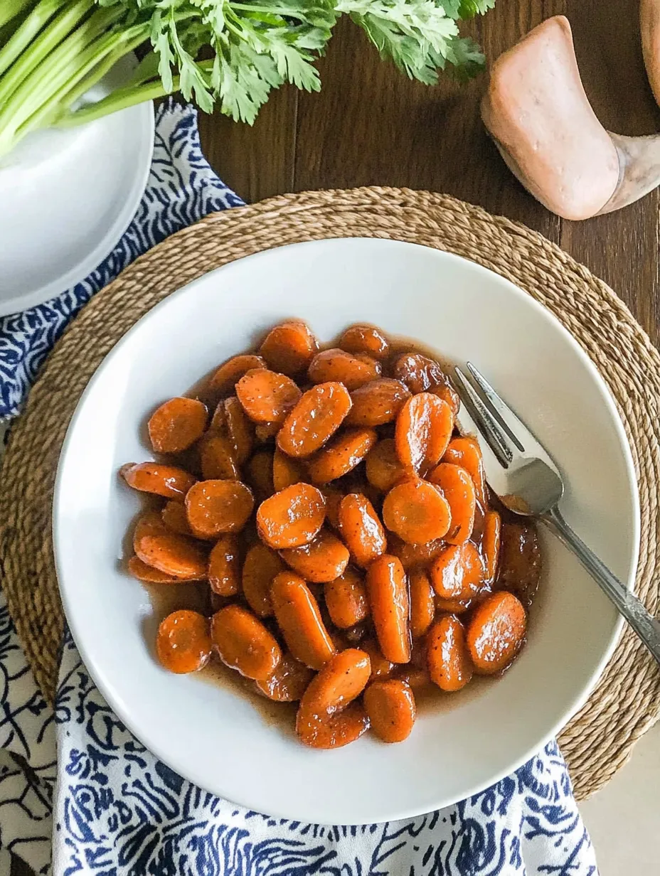 Quick Brown Sugar Glazed Carrots