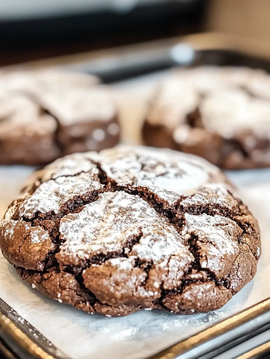 Best Chocolate Crinkle Cookies