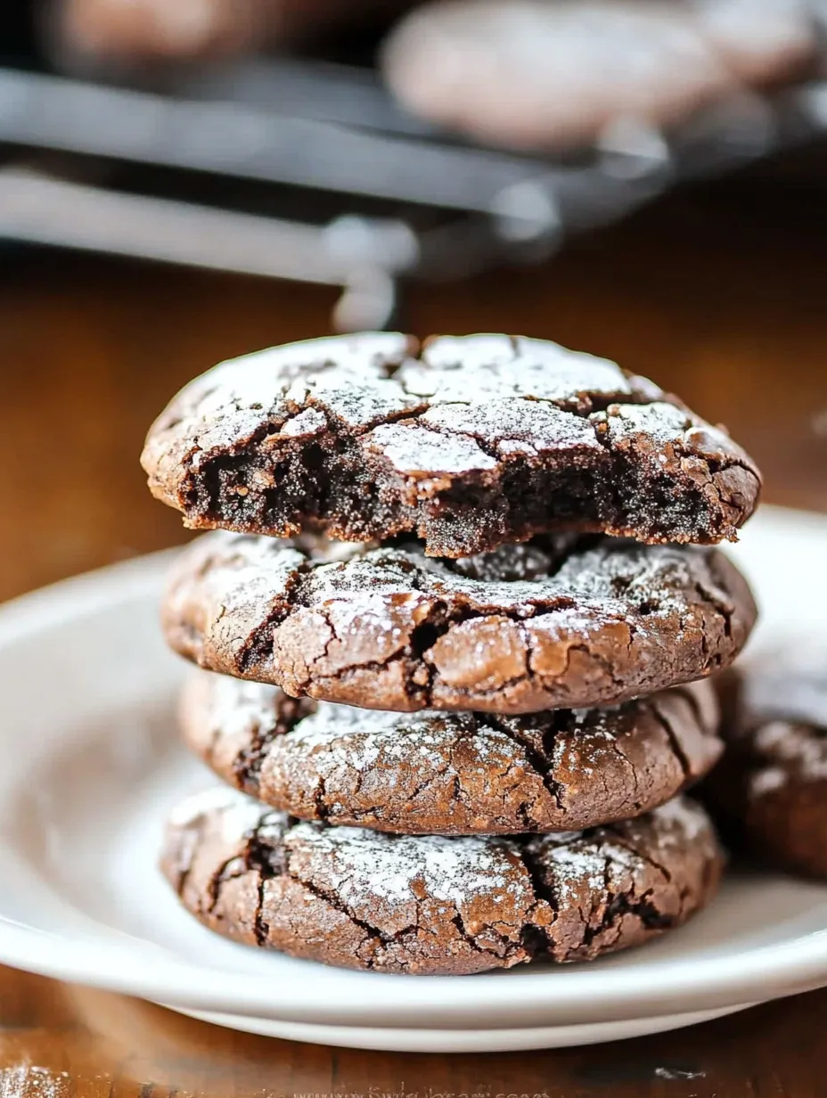 Best Holiday Chocolate Crinkle Cookies Recipe