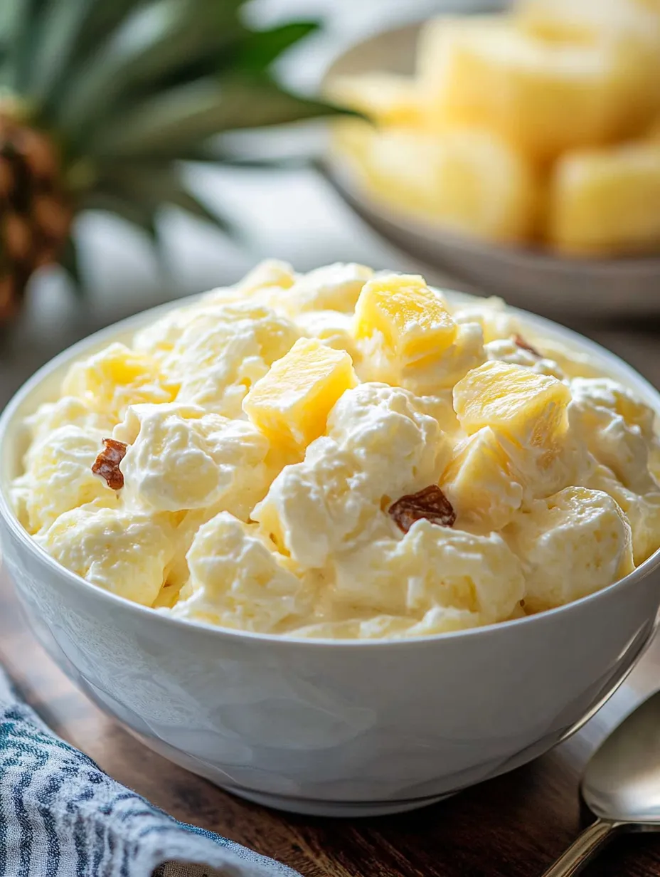 Quick Pineapple Fluff Salad Recipe - Perfect Party Dessert