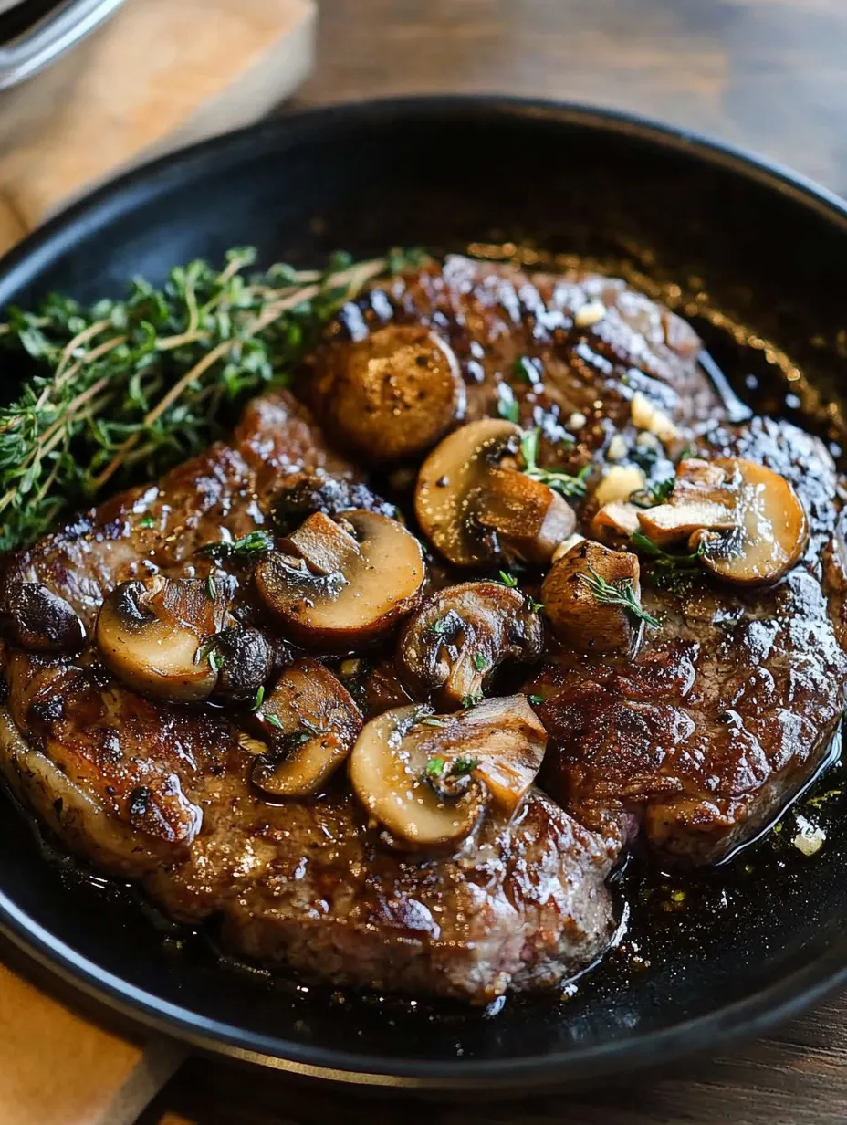 Simple Pan-Seared Steak Dinner