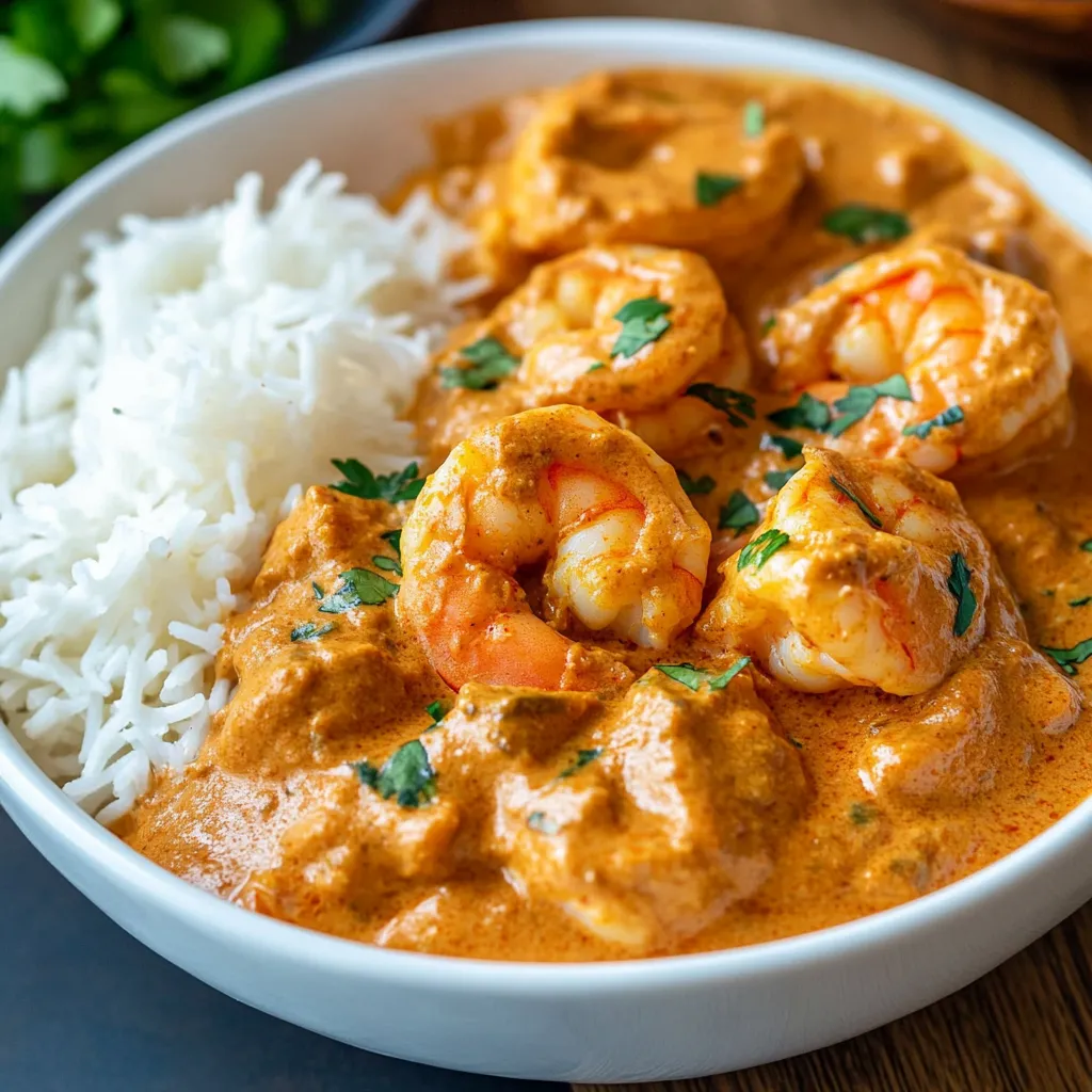 Creamy Shrimp Tikka Masala Recipe