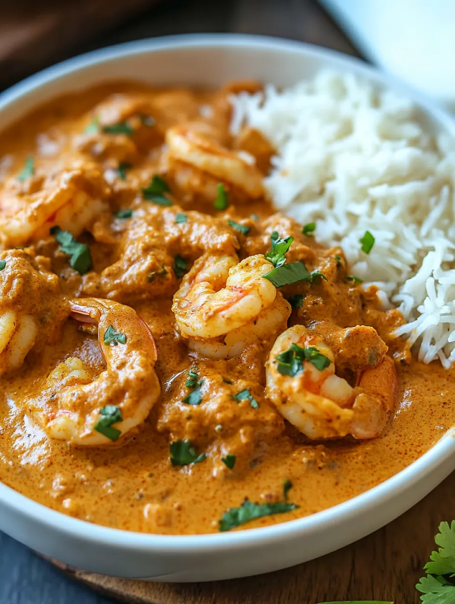 Creamy Indian Shrimp Curry