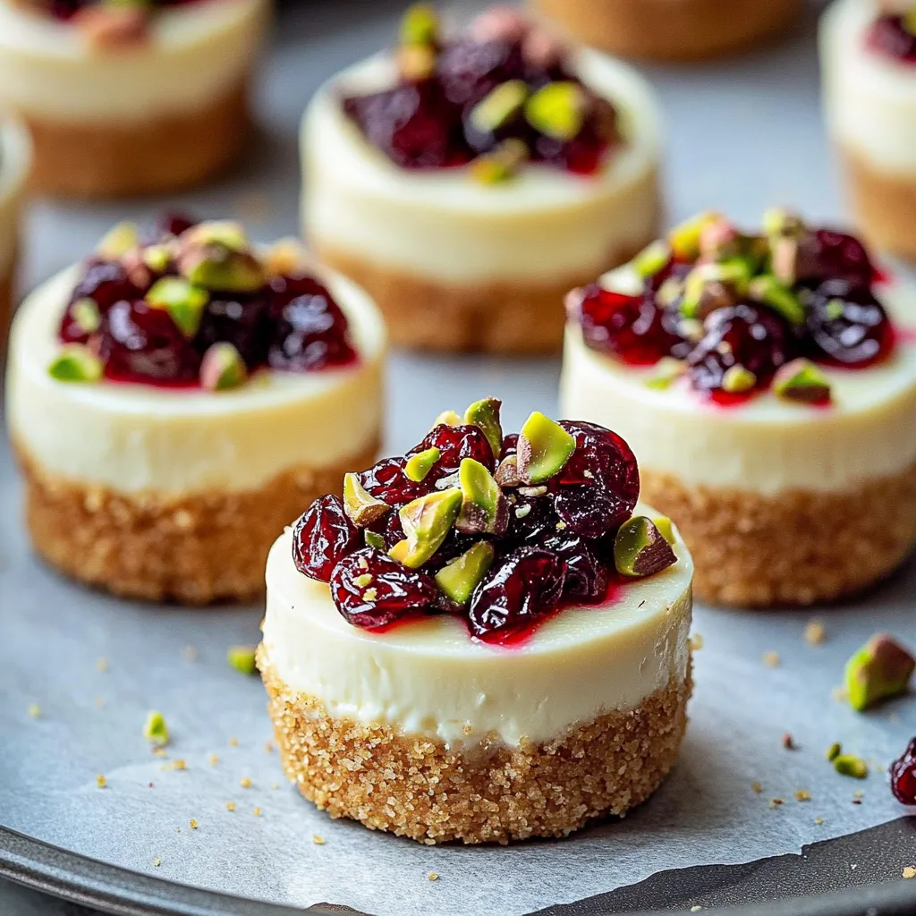 A dessert with a cookie crust and a red fruit topping.