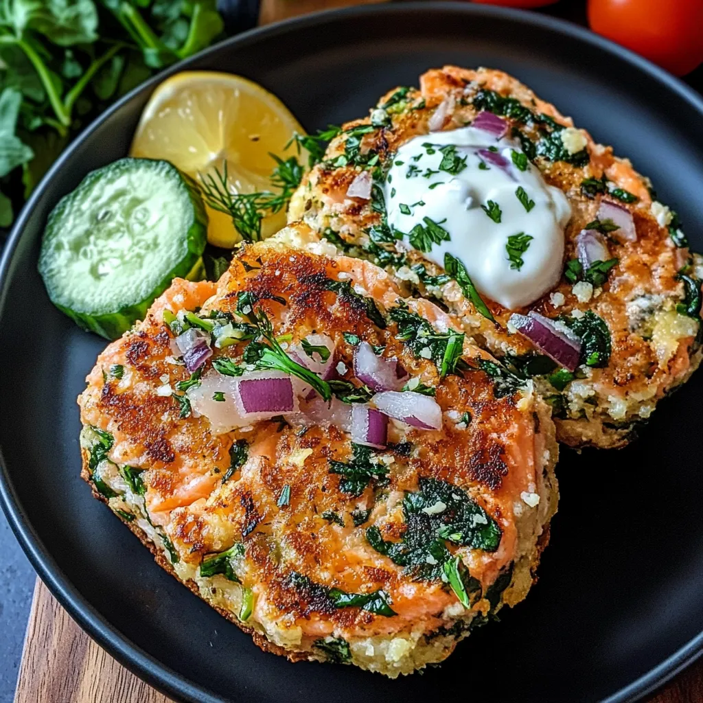 Two pieces of fish with a white sauce on top.