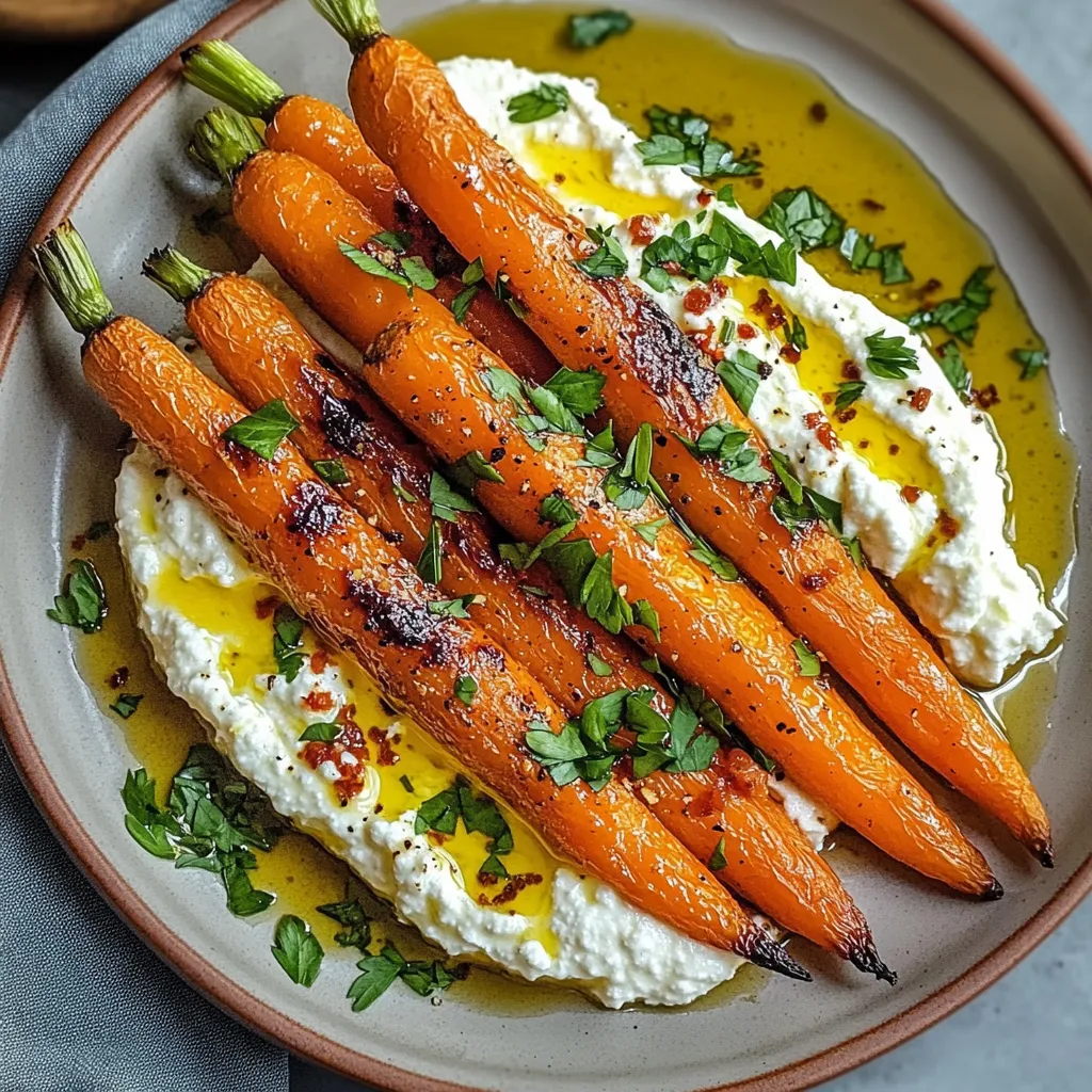 A plate of carrots with sauce.