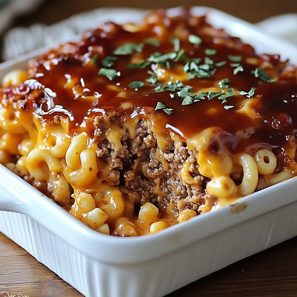 A white bowl with a casserole in it.
