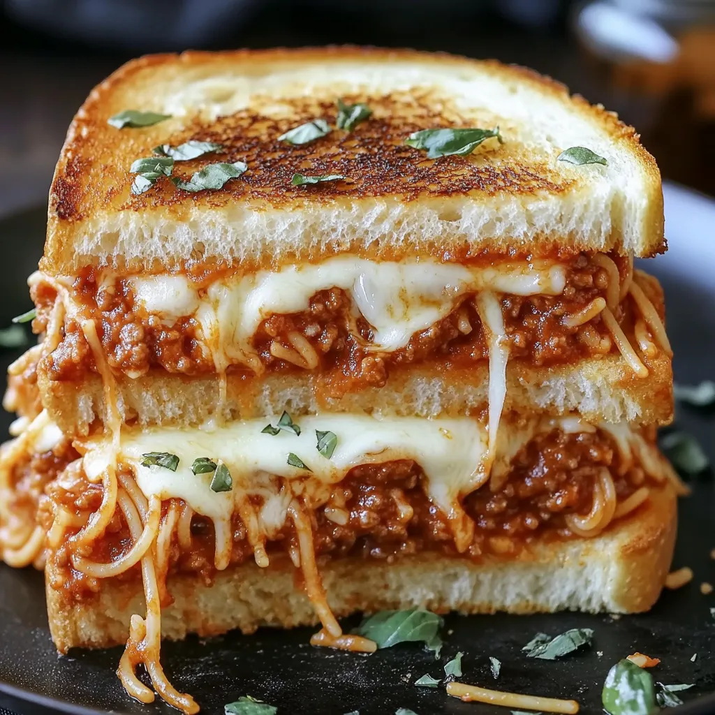 A stack of sandwiches with meat and cheese.