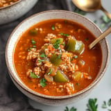 Stuffed Green Pepper Soup